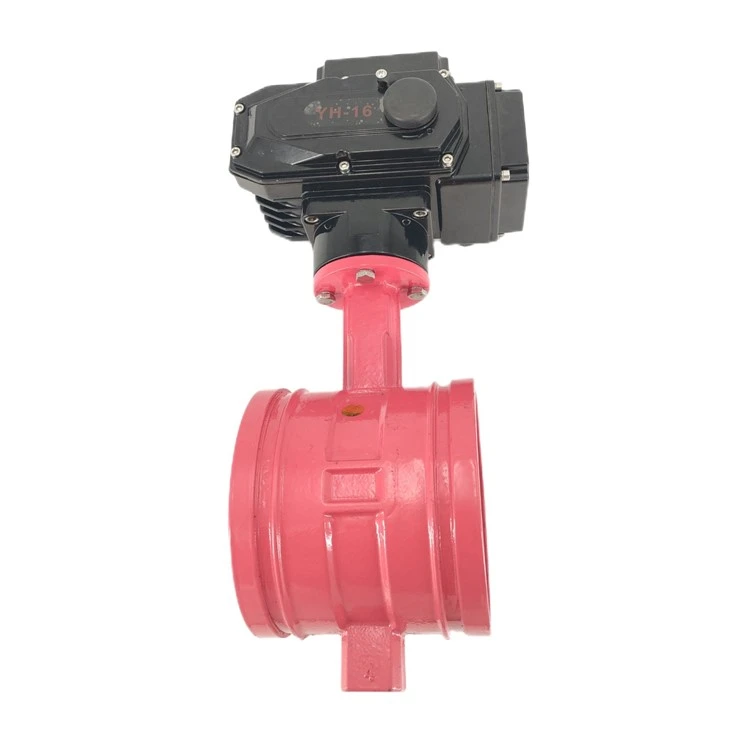 Electric Groove Clamp Butterfly Valve