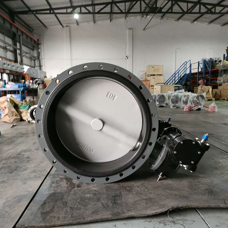 Large diameter turbine flange butterfly valve Large diameter turbine flange butterfly valve